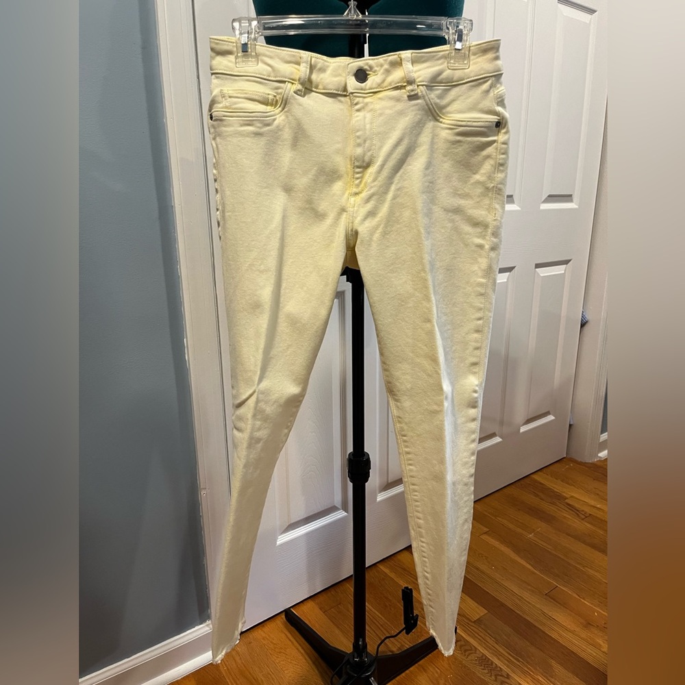 DL1961 Florence cropped skinny jeans in Citrus wash